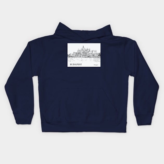 Budapest - Hungary Kids Hoodie by Lakeric